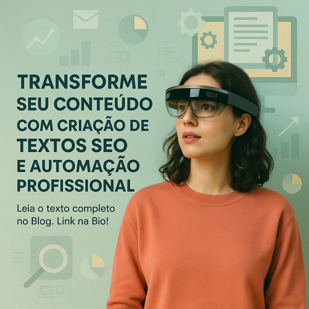 Transforme seu Conteúdo com Criação de Textos SEO e Automação Profissional
