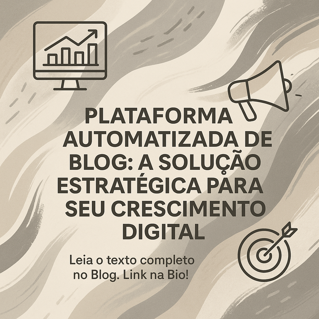Plataforma automatizada de blog: a solução estratégica para seu crescimento digital